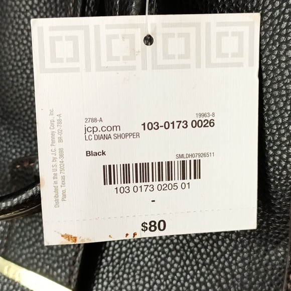 NWT Liz Claiborne Black Bag - Picture 4 of 16